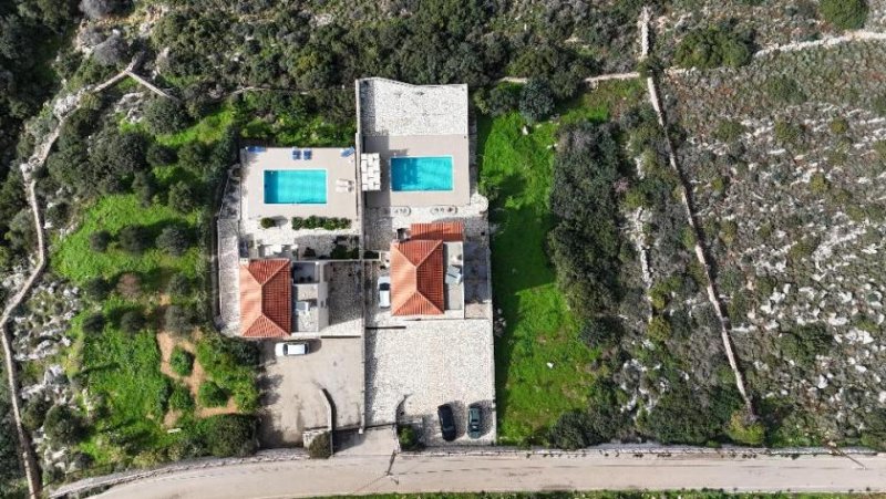 Kokkino Chorio MIT VIDEO - Kreta - Kokkino Chorio: Einzigartige Villa mit Pool, Berg- und Meerblick bei der Koutalas Beach Haus kaufen